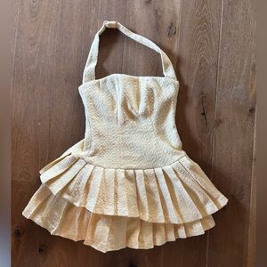 Oh Polly Yellow Mini Dress